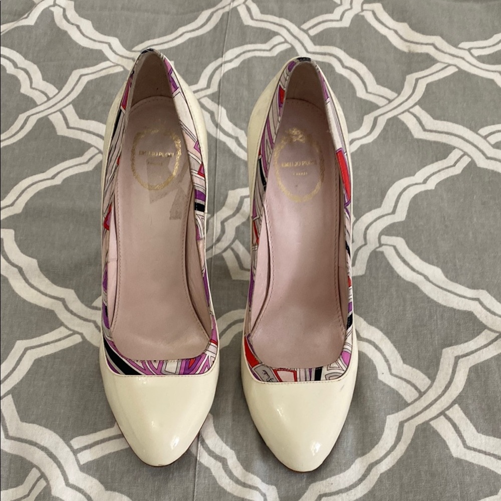 Pucci Patent Leather Heels Sz 40 fit small